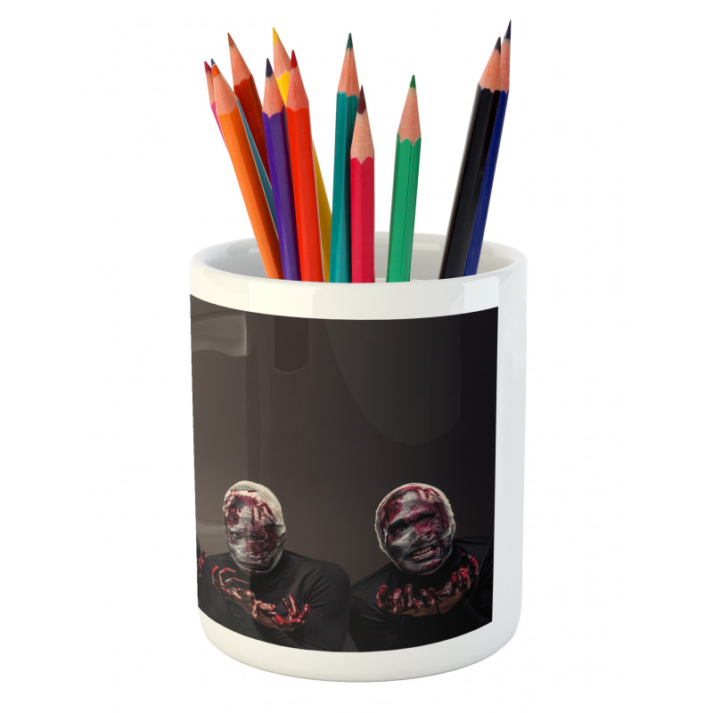 Screaming Scary Zombies Pencil Pen Holder