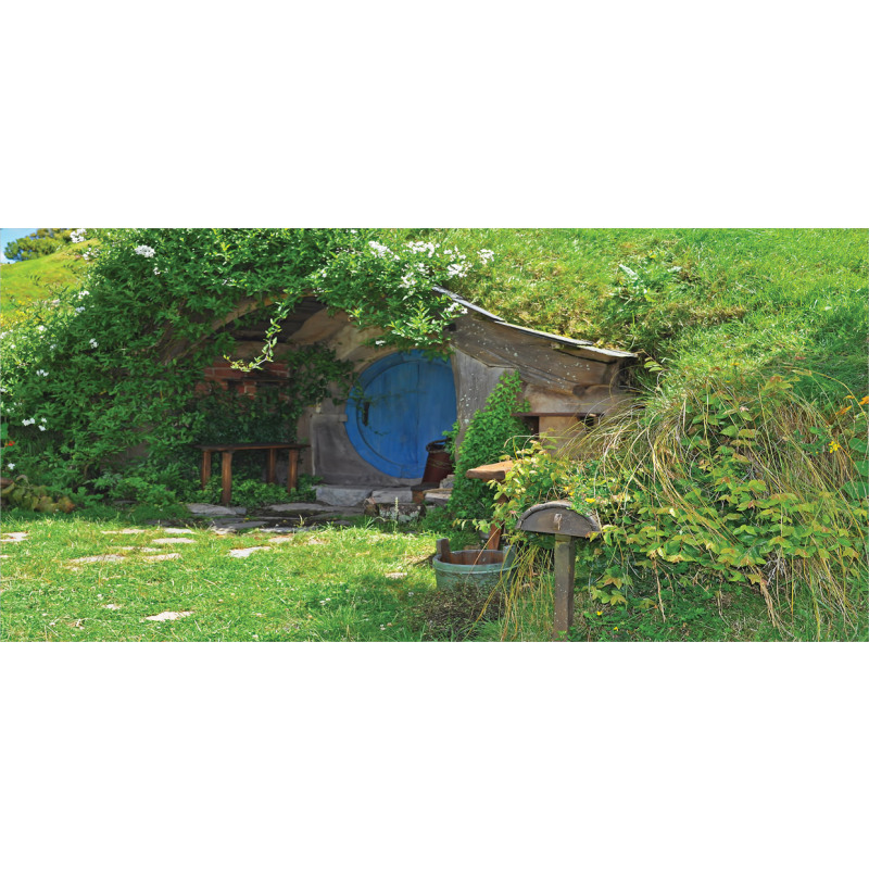 Fantasy Hobbit Land House Pencil Pen Holder