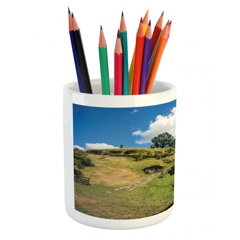 Overhill Hobbit Village Pencil Pen Holder