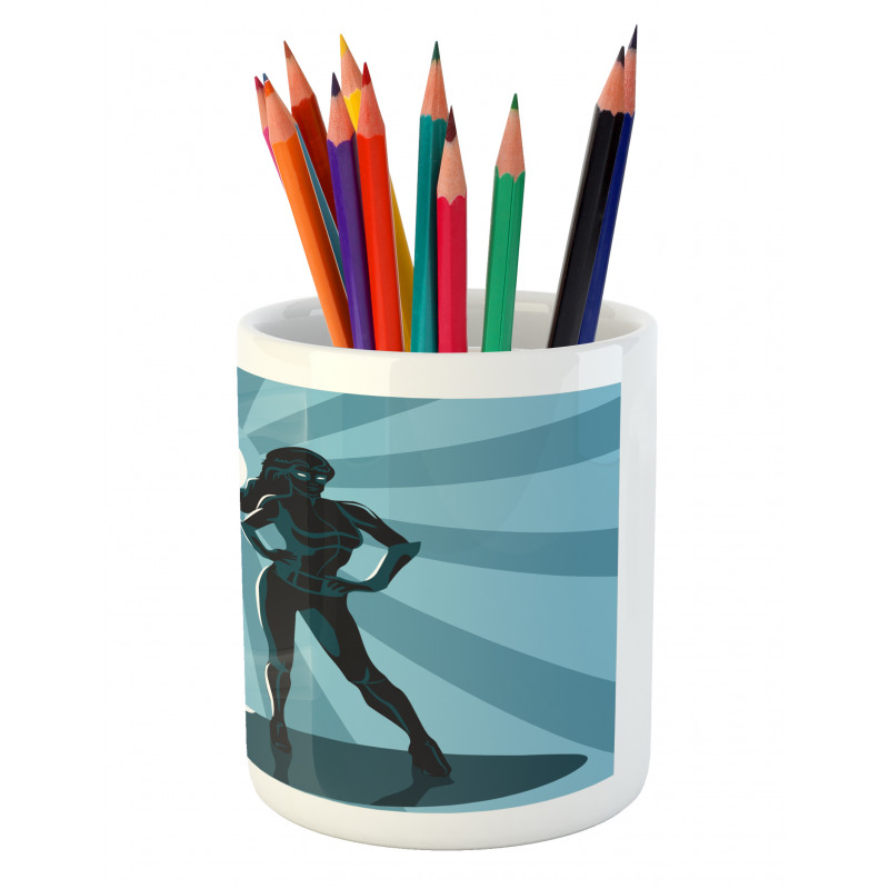 Unisex Costume Cape Pencil Pen Holder