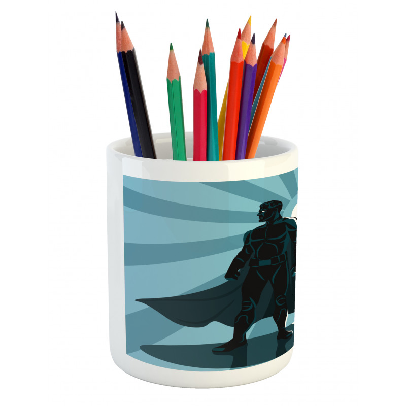 Unisex Costume Cape Pencil Pen Holder