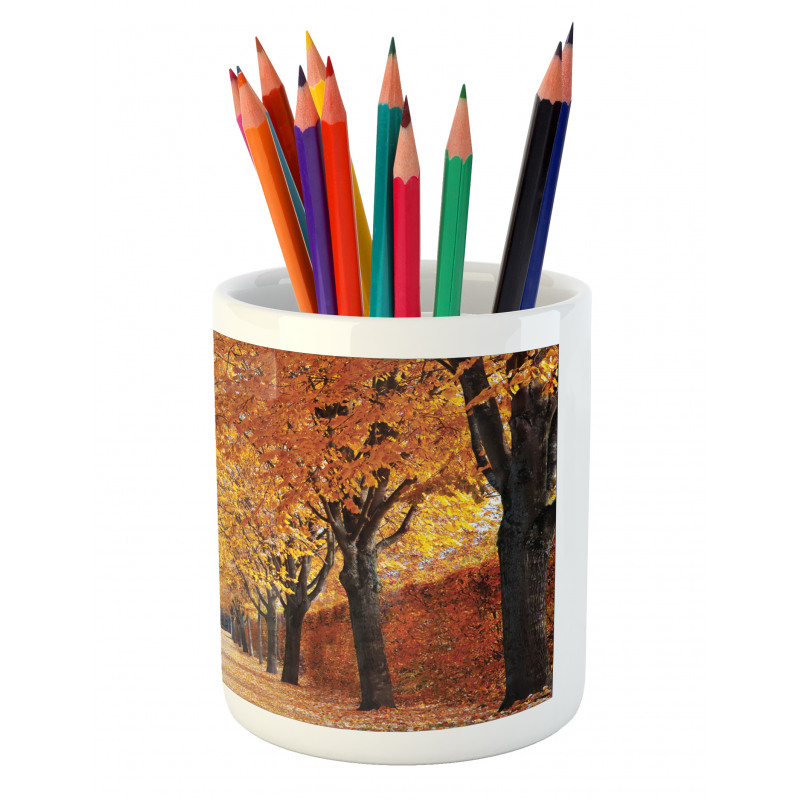 Pathway in the Woods Pencil Pen Holder