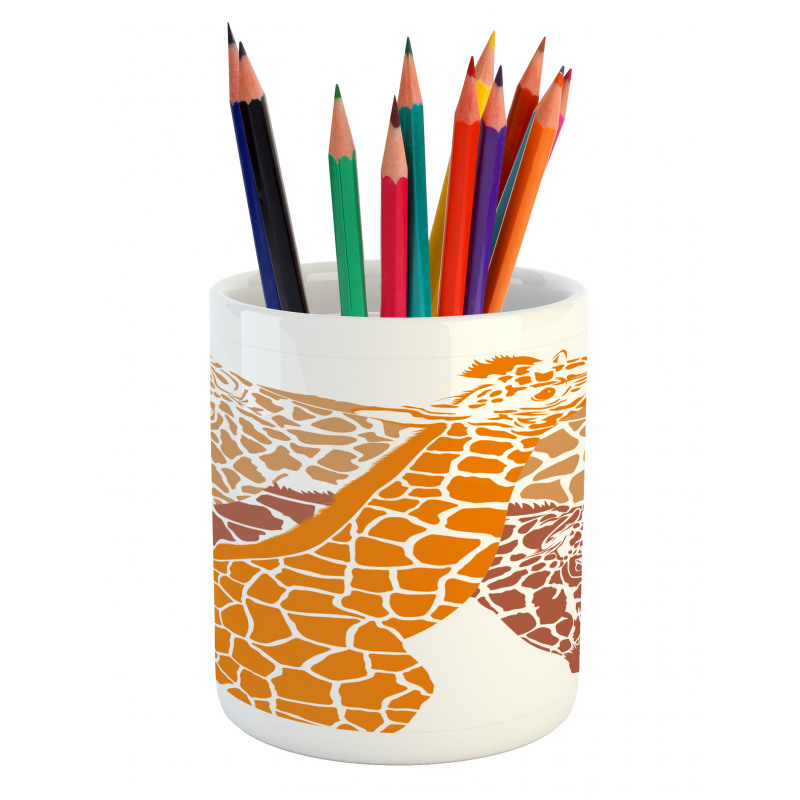 Wildlife in Africa Pencil Pen Holder