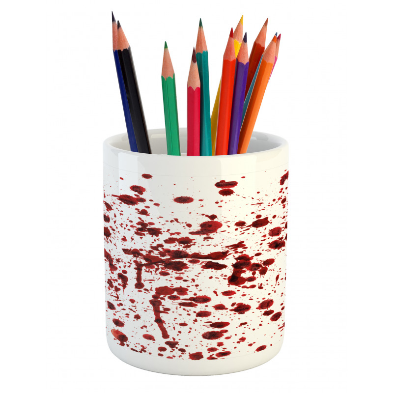 Splashes of Blood Scary Pencil Pen Holder