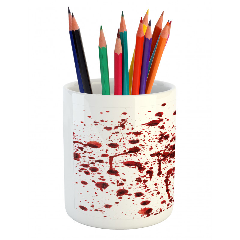 Splashes of Blood Scary Pencil Pen Holder