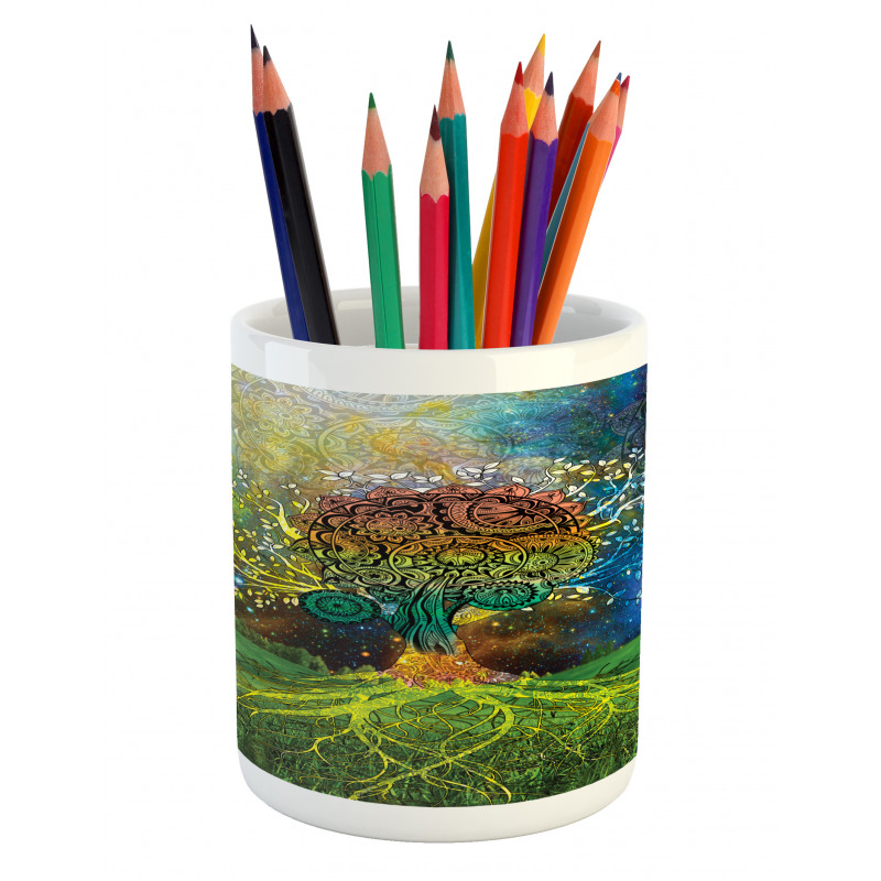 Mother Earth Theme Pencil Pen Holder