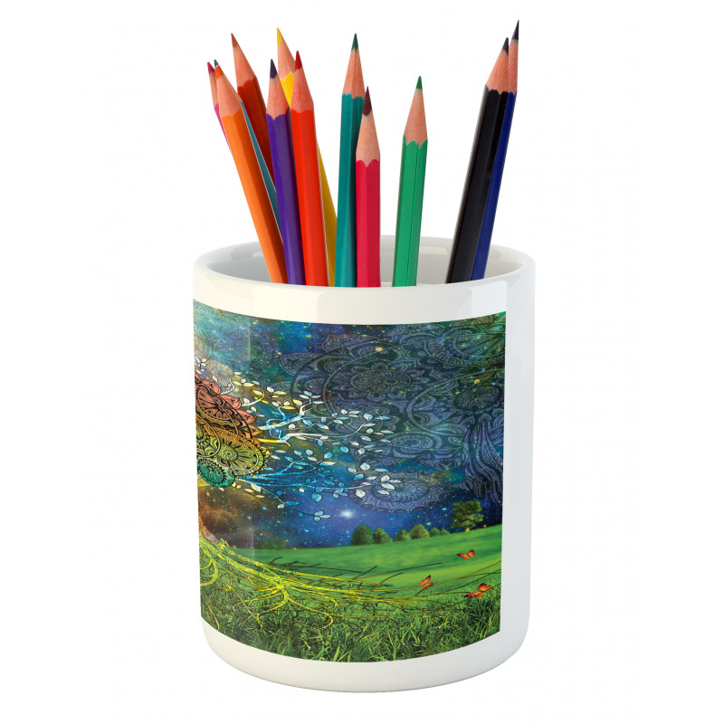 Mother Earth Theme Pencil Pen Holder