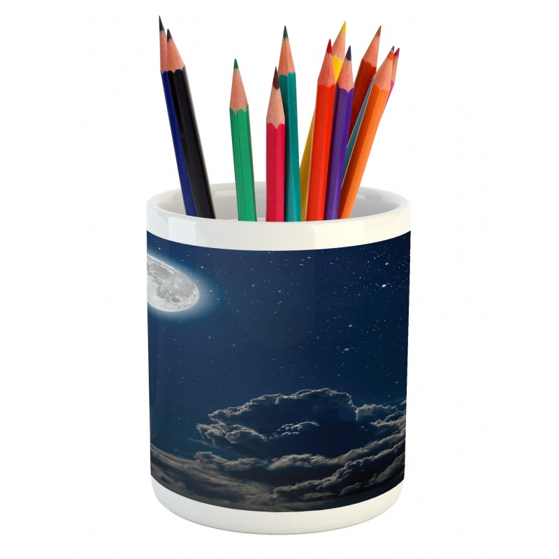 Moon and Stars Pencil Pen Holder