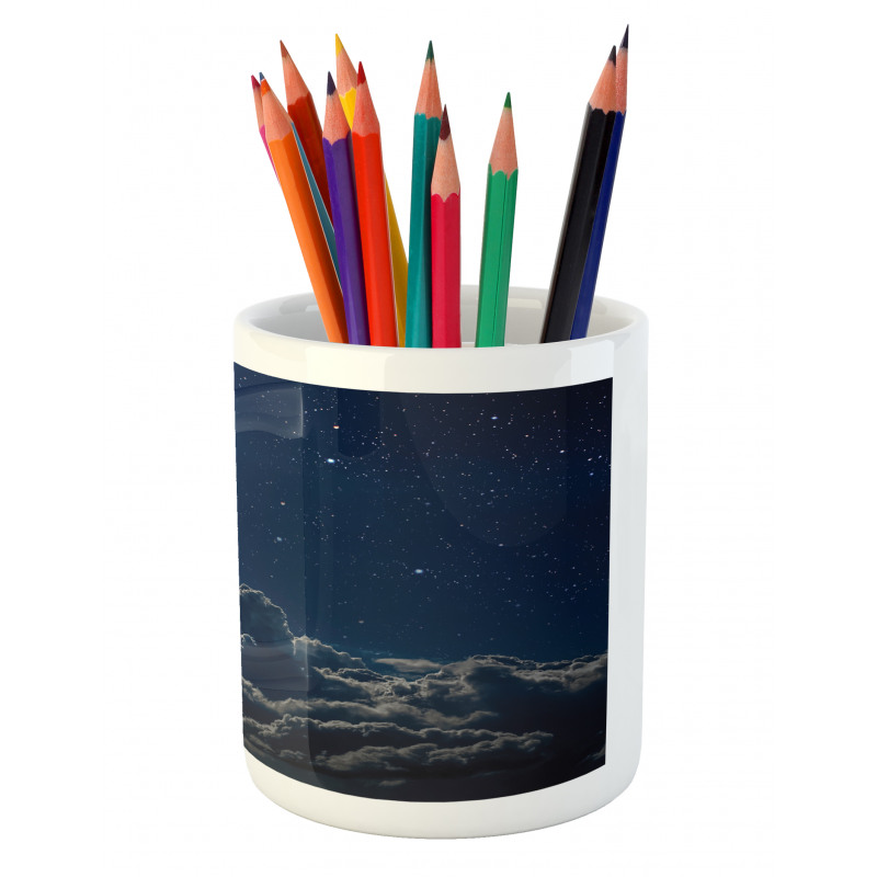 Moon and Stars Pencil Pen Holder