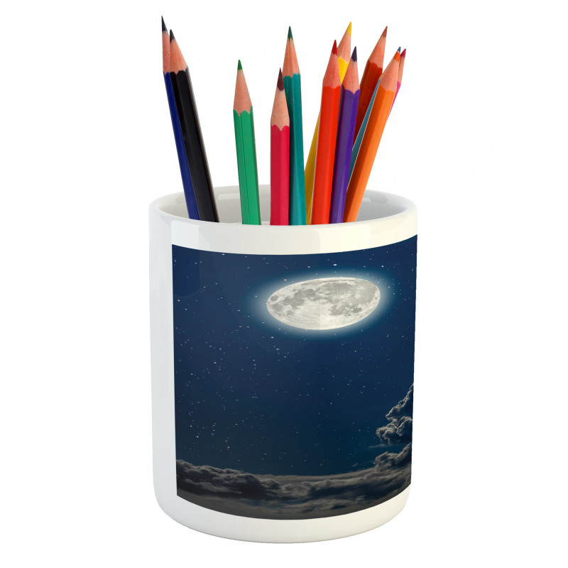 Moon and Stars Pencil Pen Holder