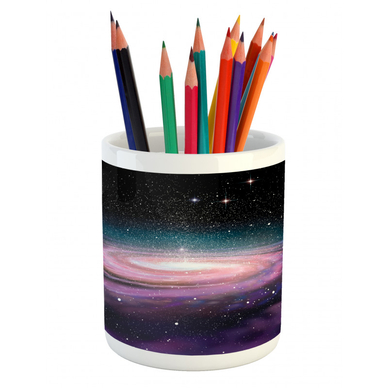 Galaxy in Outer Space Pencil Pen Holder