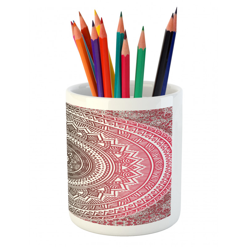 Ombre Ethnic Pencil Pen Holder