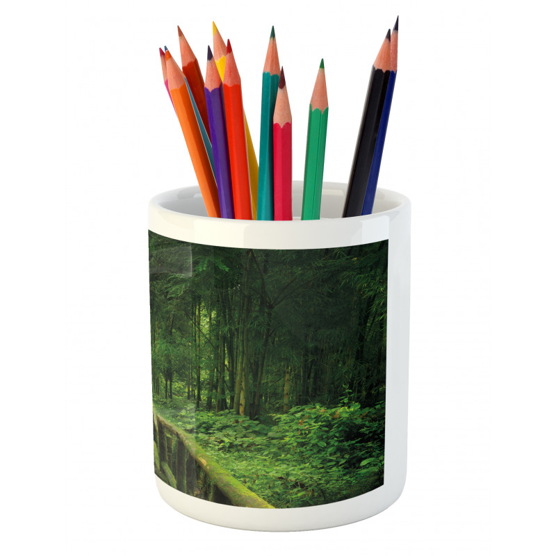 Tropical Thailand Forest Pencil Pen Holder