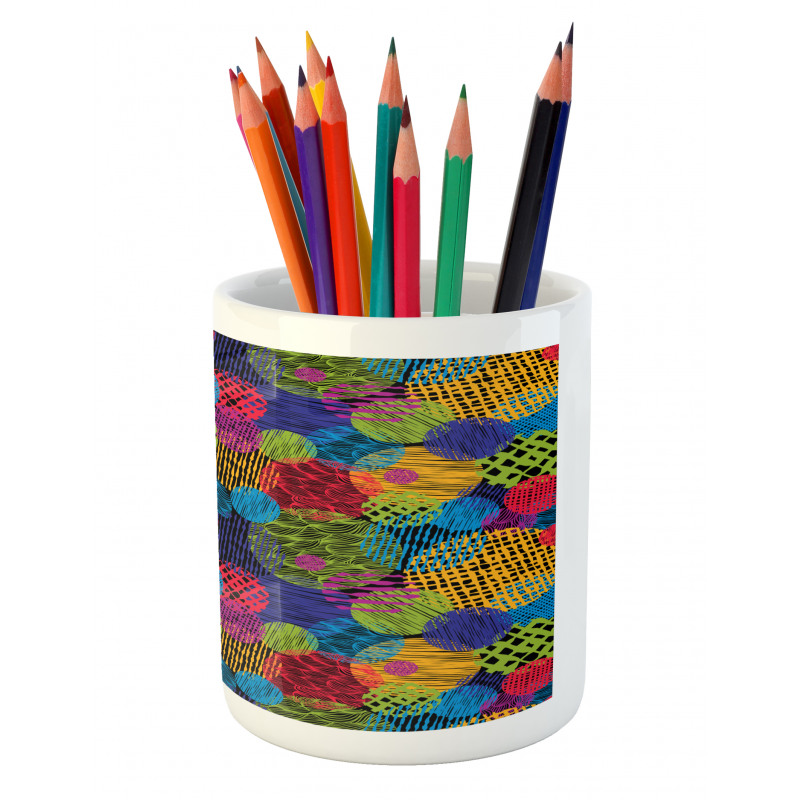 Geometric Sketchy Forms Pencil Pen Holder