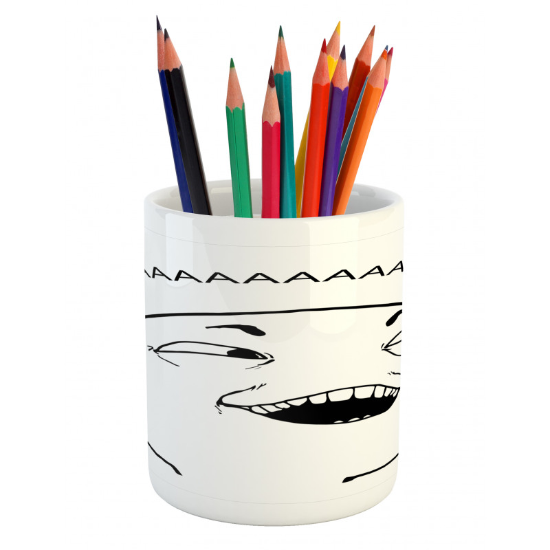 Happy Boy Meme Emojis Pencil Pen Holder