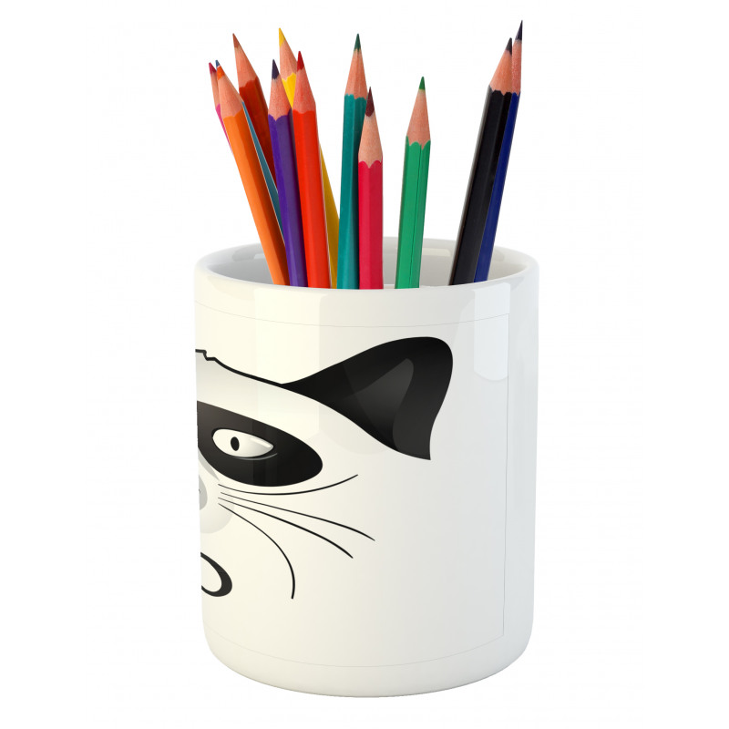 Grumpy Face Famous Cat Pencil Pen Holder