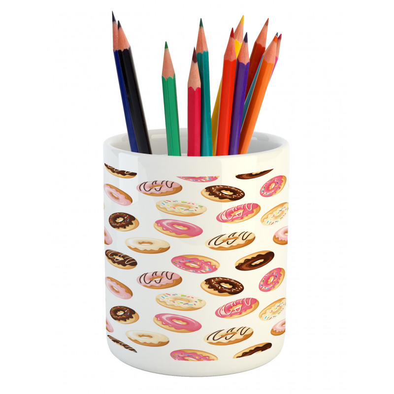 American Dessert Donuts Pencil Pen Holder