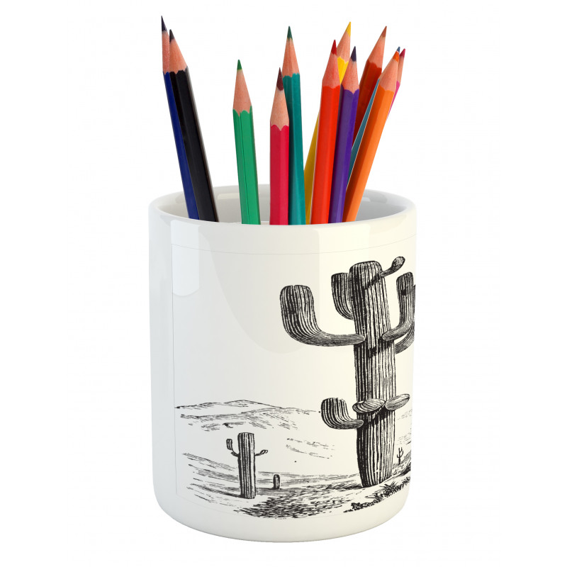 Sketchy Mexican View Pencil Pen Holder