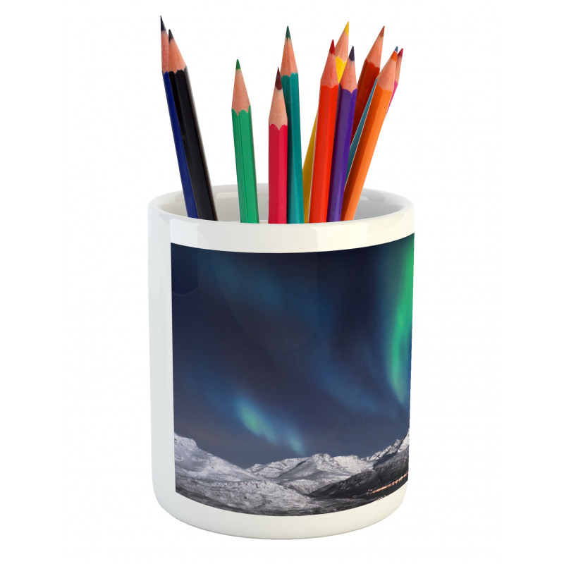 Northern Night Norway Solar Pencil Pen Holder