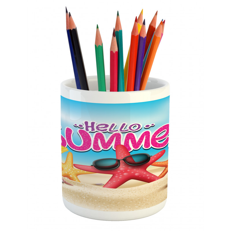 Inspirational Beach Pencil Pen Holder