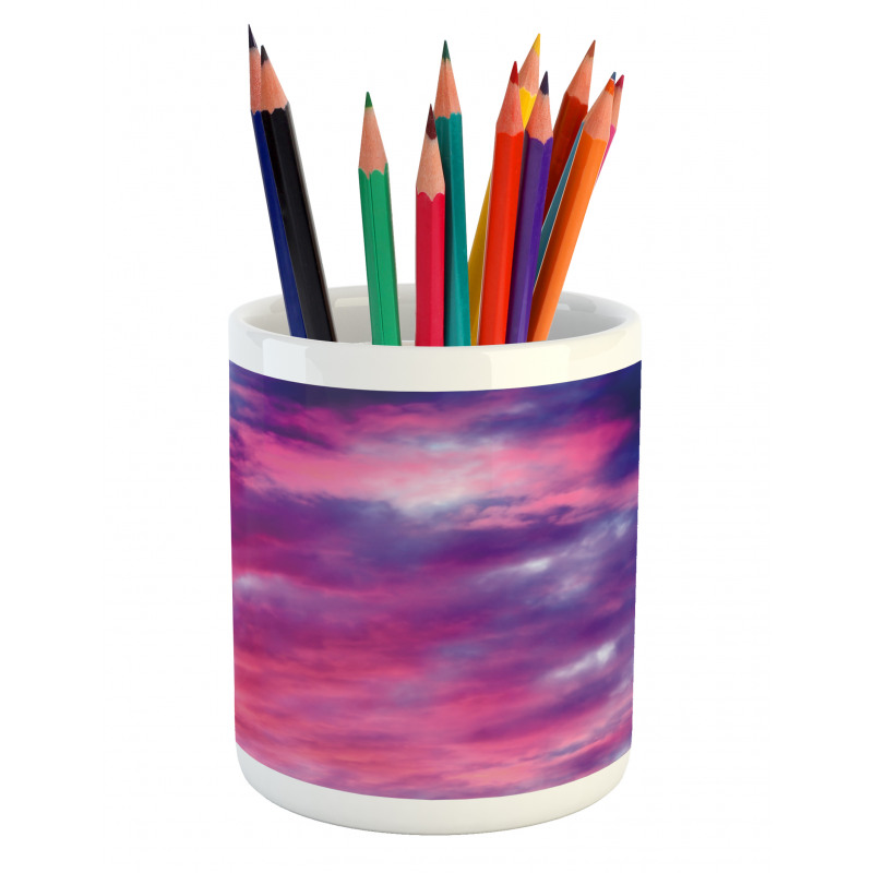 Cloudy Sunset Pencil Pen Holder