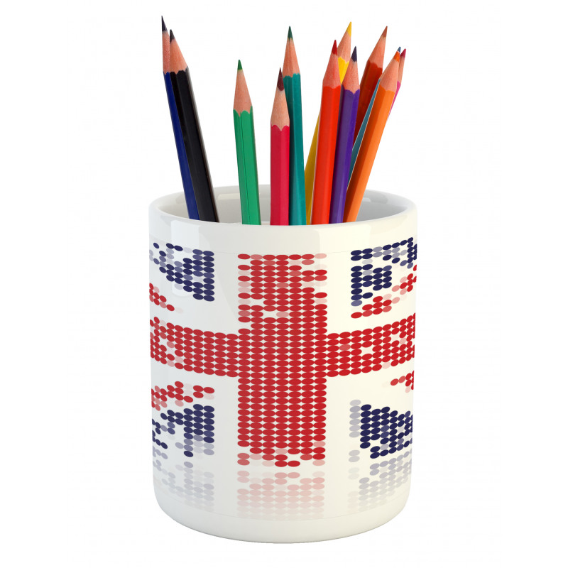 Grunge Kingdom Flag Pencil Pen Holder