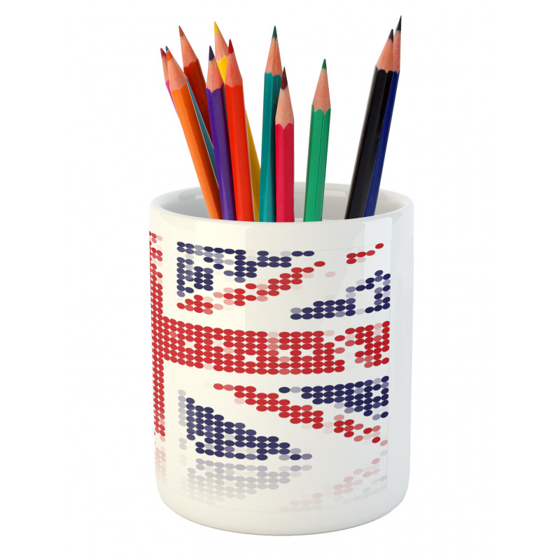 Grunge Kingdom Flag Pencil Pen Holder