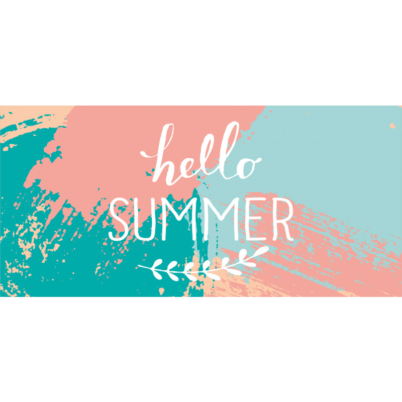 Hello Summer Lettering Pencil Pen Holder