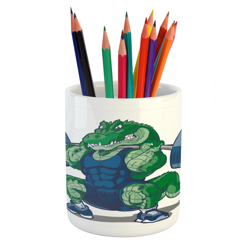 Cartoon Crocodile Pencil Pen Holder