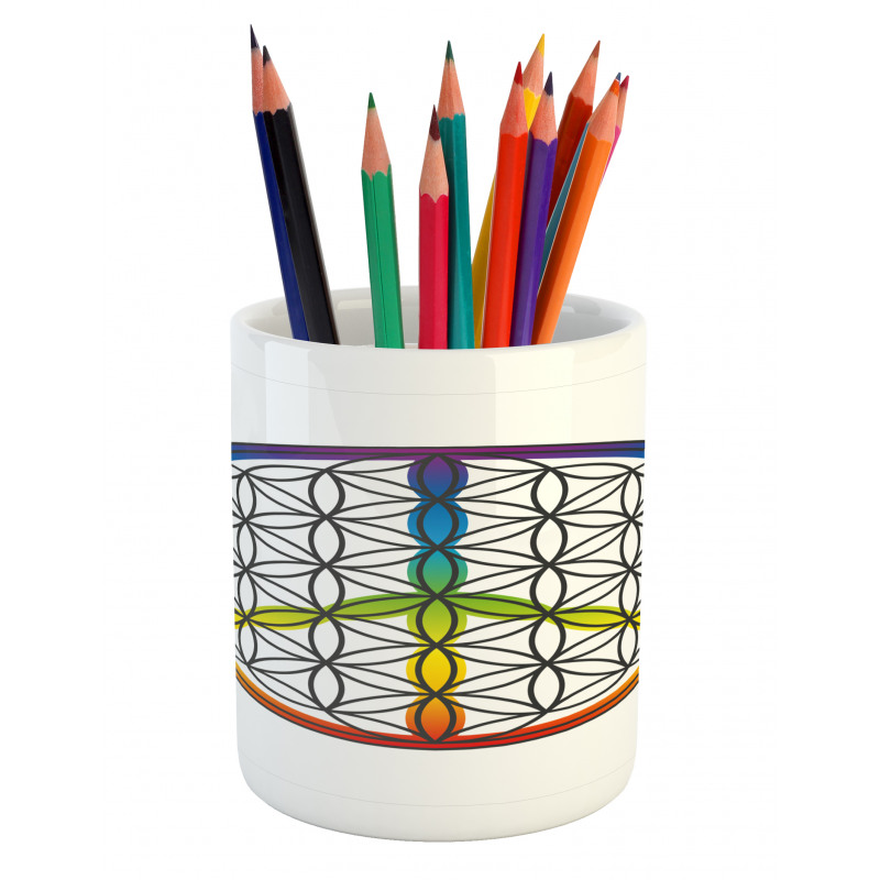 Life and Peace Pencil Pen Holder