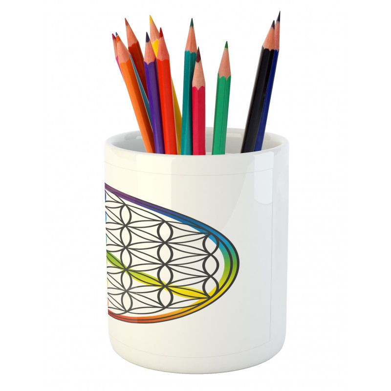 Life and Peace Pencil Pen Holder