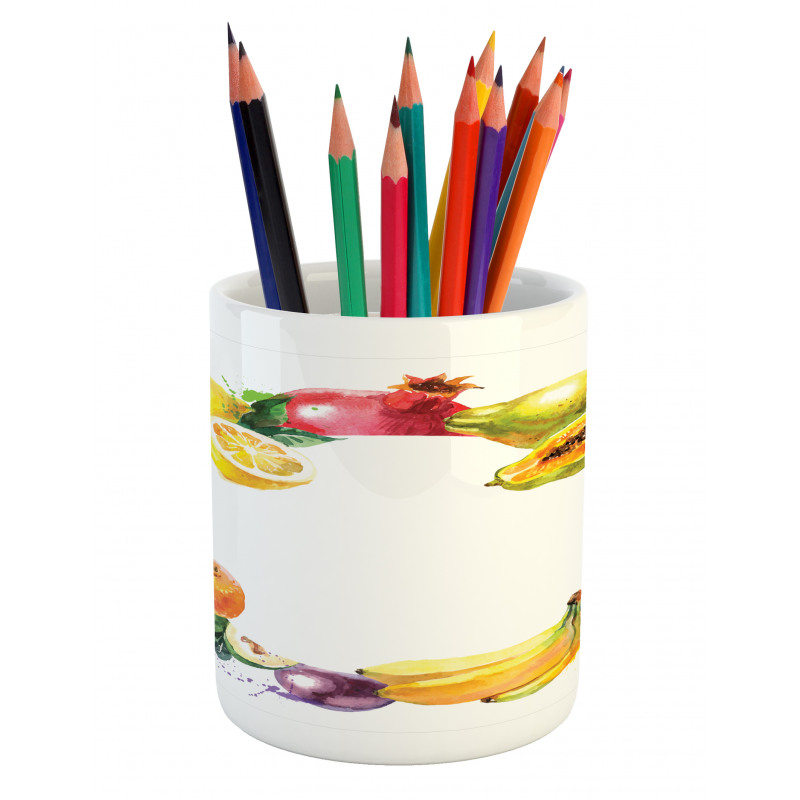 Nature Food Vegetables Pencil Pen Holder