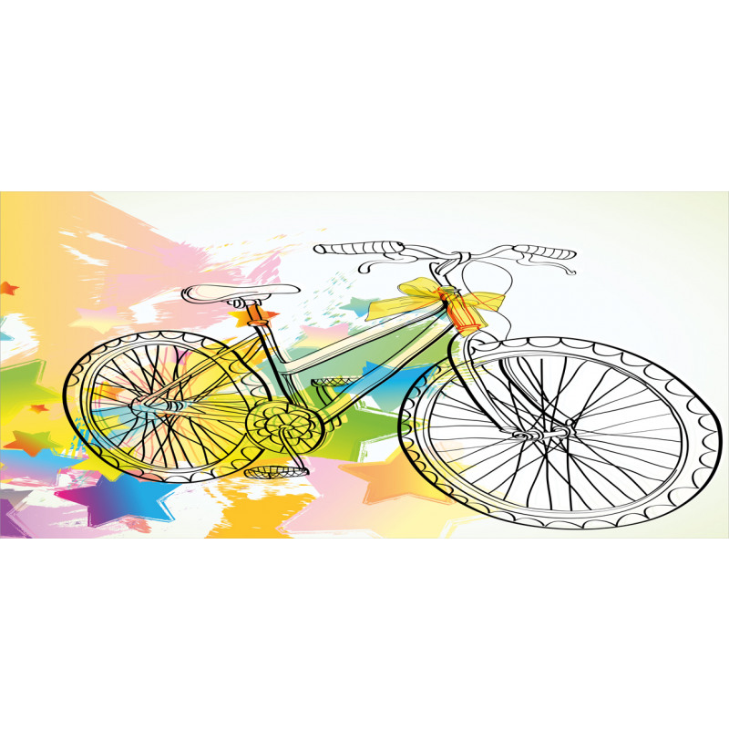 Abtract Colorful Bike Pencil Pen Holder