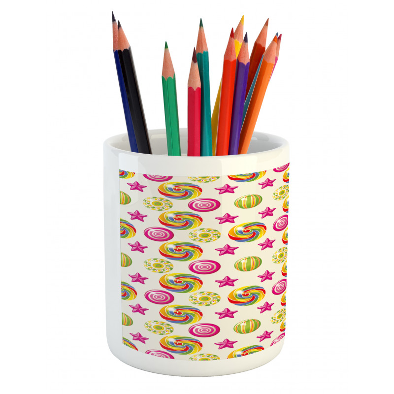 Yummy Candy Lollipop Pencil Pen Holder