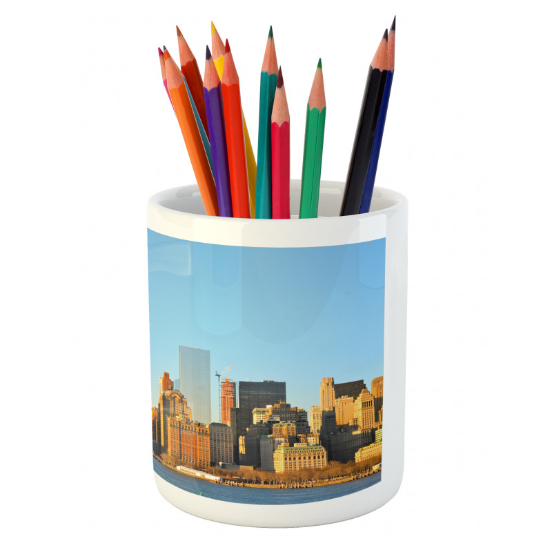 New York City Skyline Pencil Pen Holder