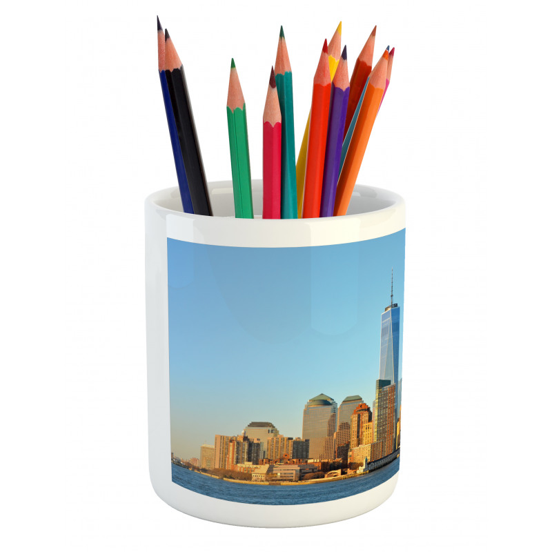 New York City Skyline Pencil Pen Holder