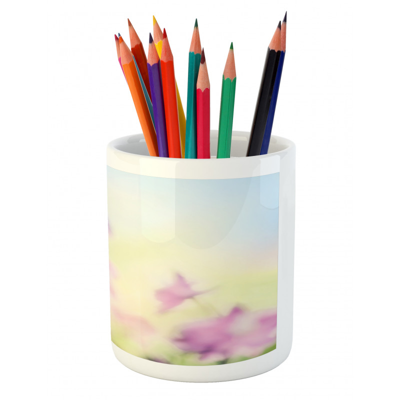 Larkspur Petals Summer Pencil Pen Holder