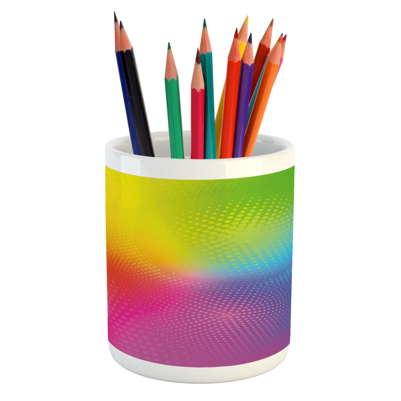 Vibrant Radiant Colors Pencil Pen Holder