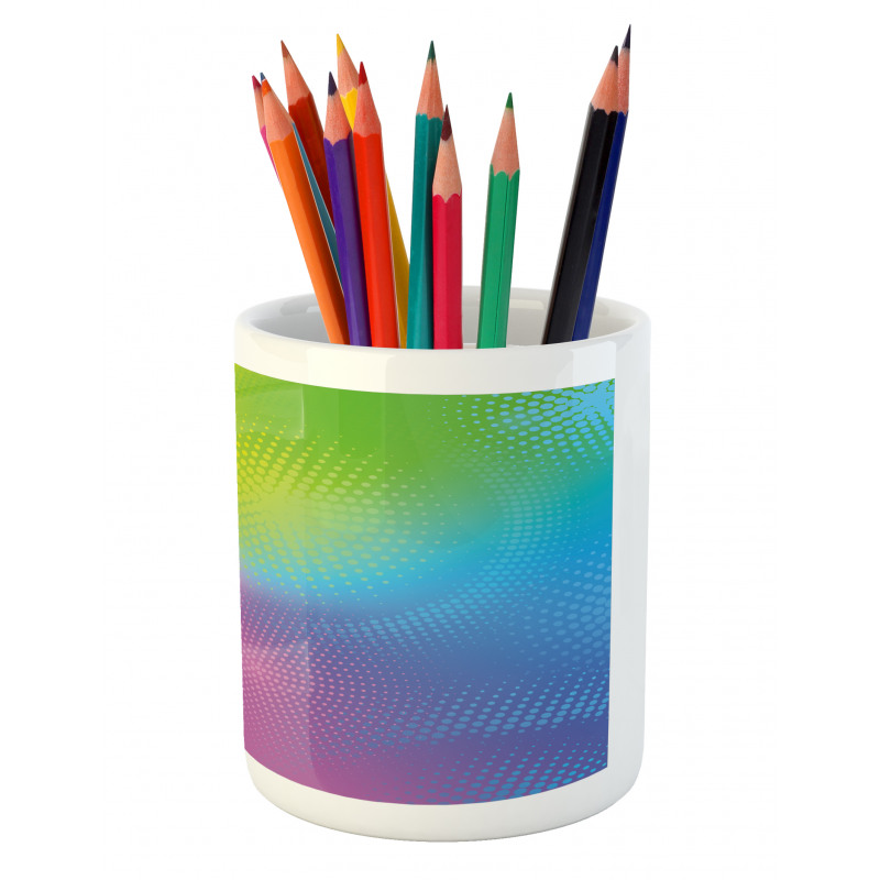 Vibrant Radiant Colors Pencil Pen Holder