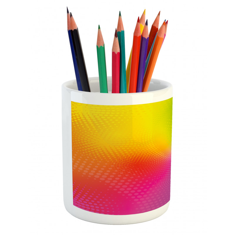 Vibrant Radiant Colors Pencil Pen Holder