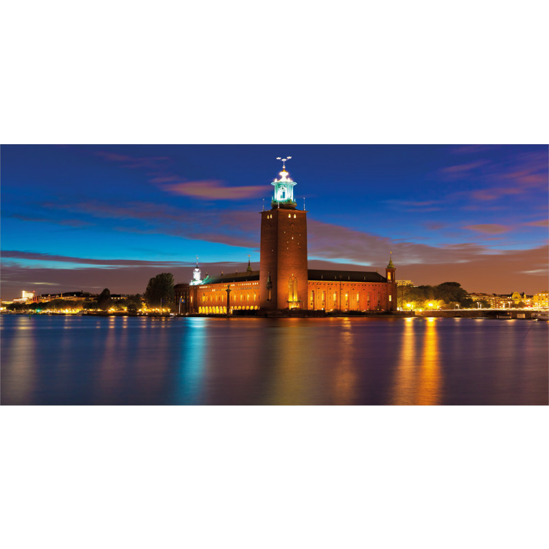 Stockholm Scenic Night Pencil Pen Holder