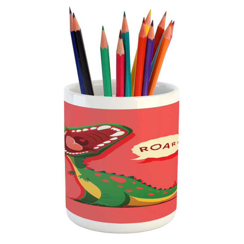 Cartoon Prehistoric Pencil Pen Holder