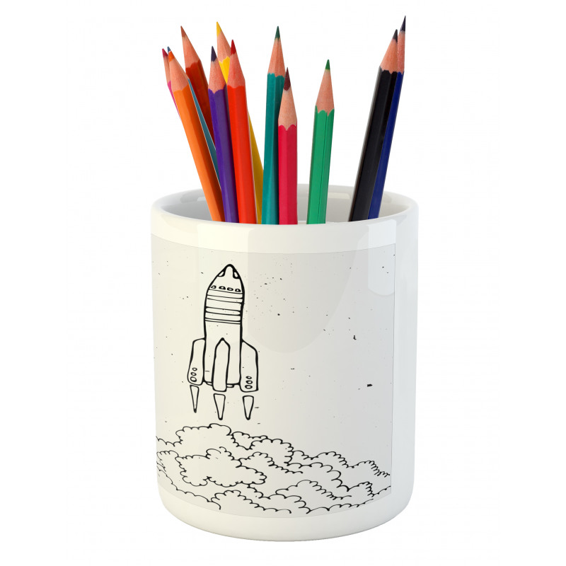 Dream Space Lover Words Pencil Pen Holder