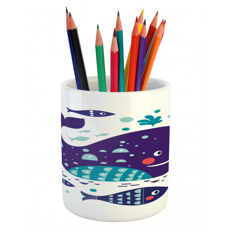 Ocean Cartoon Big Fish Pencil Pen Holder