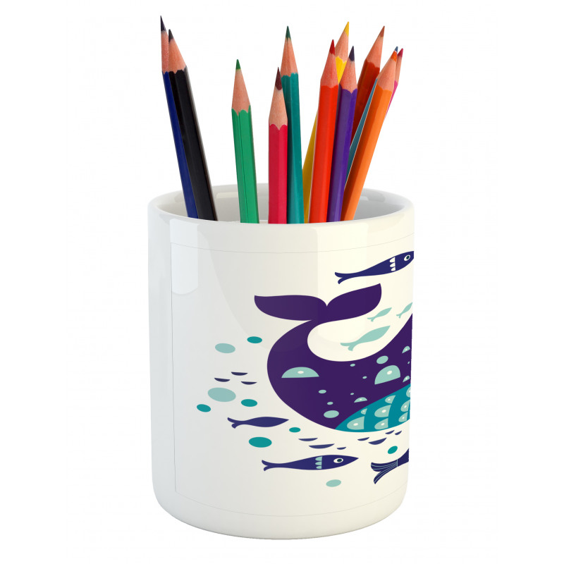 Ocean Cartoon Big Fish Pencil Pen Holder