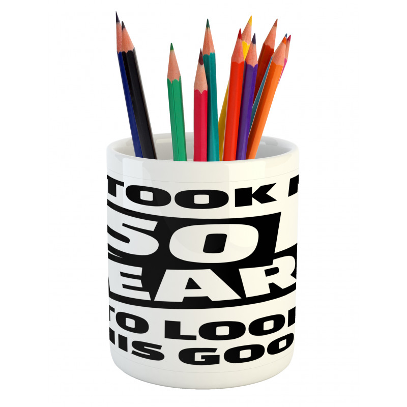 Funny Happy Face Pencil Pen Holder