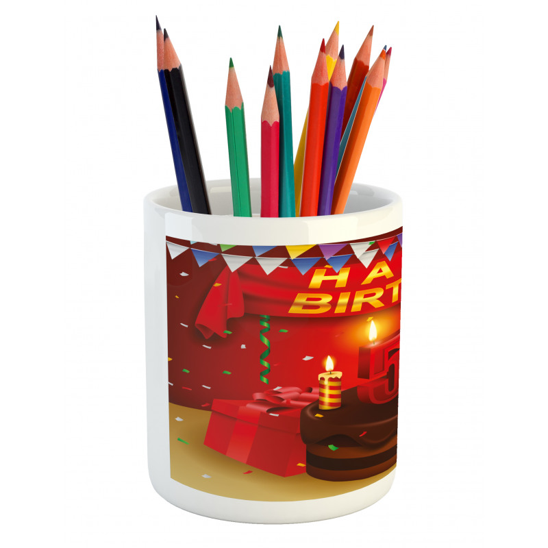 Chocolate Cake Pencil Pen Holder