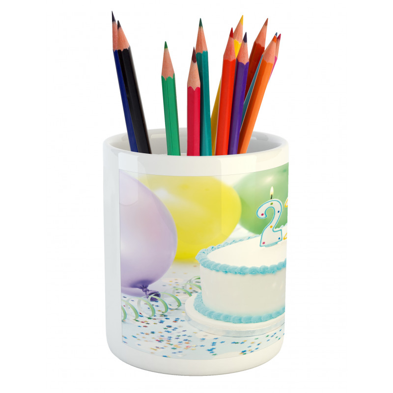 Colorful Ballons Pencil Pen Holder