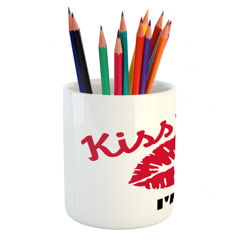 30th Birthday Kiss Pencil Pen Holder