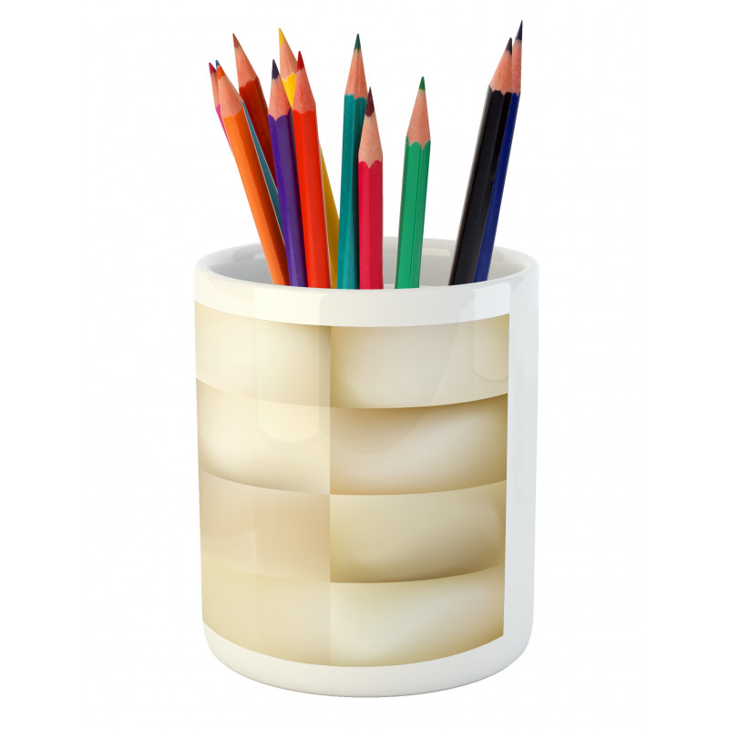 Abstract Square Shady Pencil Pen Holder